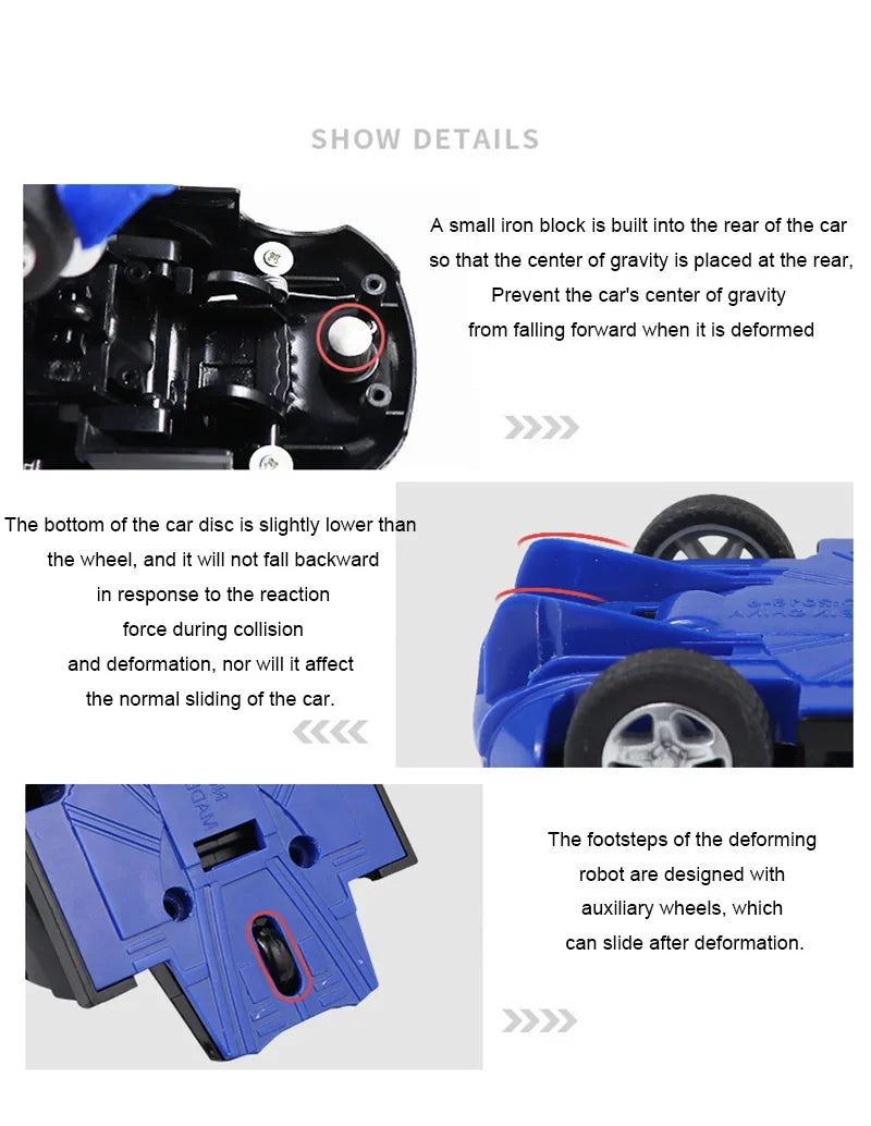 One-Click Transforming Robot Car - HYPERMALL