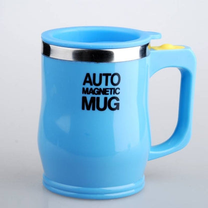 Stainless Steel Automatic Stirring Mug Magnetic Rechargeable Coffee Mug - HYPERMALL