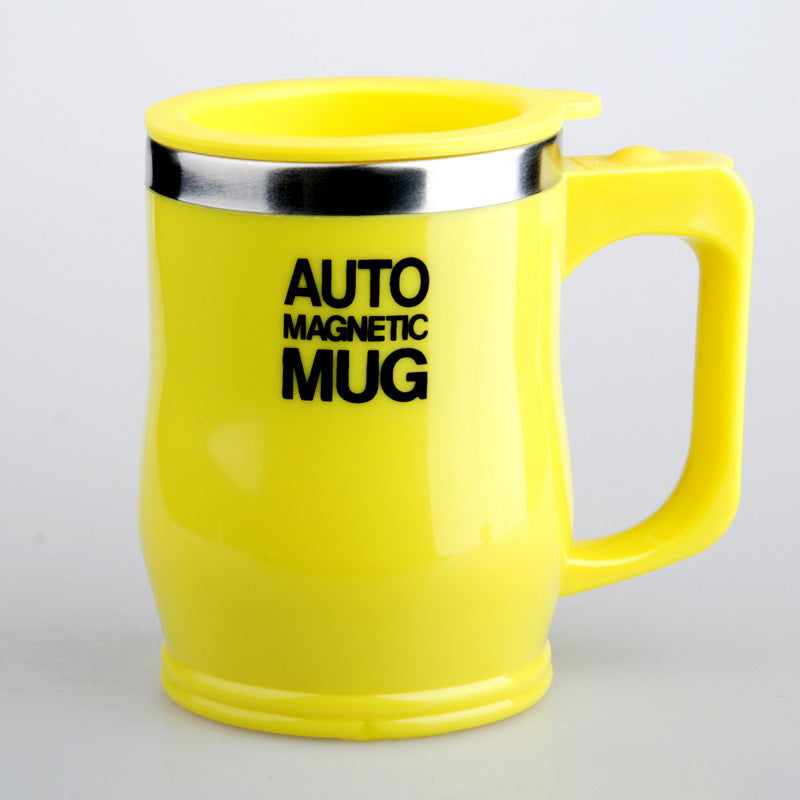 Stainless Steel Automatic Stirring Mug Magnetic Rechargeable Coffee Mug - HYPERMALL
