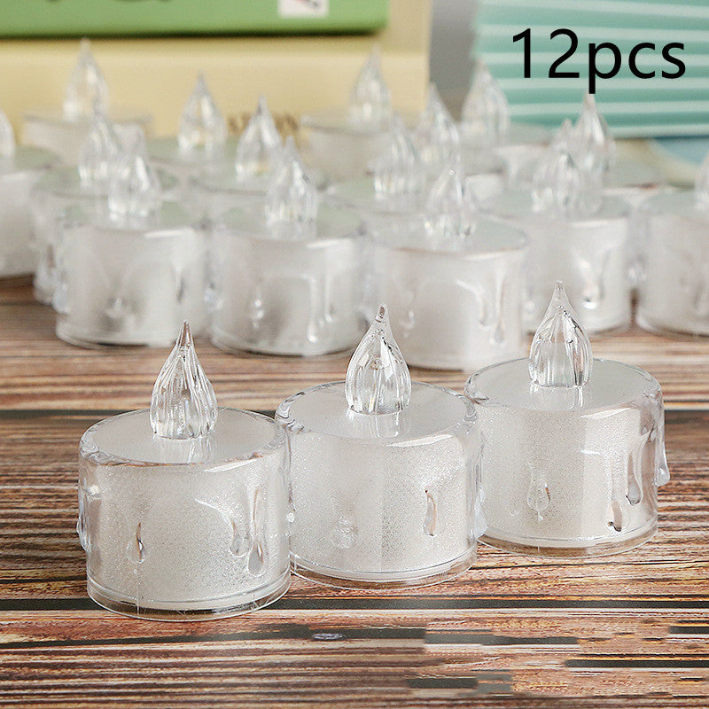 Led Lights Electronic Candle Lighted Tea Wax Home Decor Candles Lamp - HYPERMALL