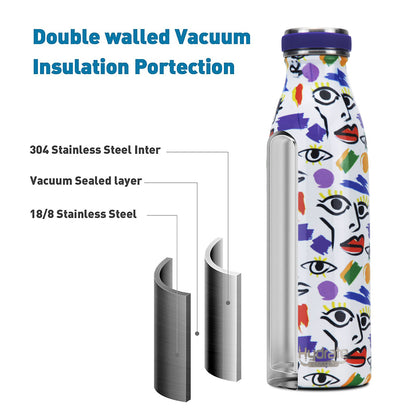 Hydrate Factory Stainless Steel Water Bottle For Gym, Cycling, Office, And School - HYPERMALL