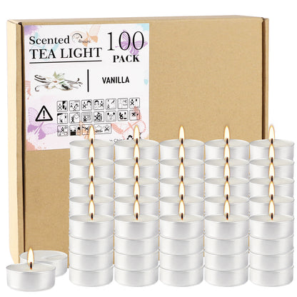 100 Hot Tea And Wine Scented Candles - HYPERMALL