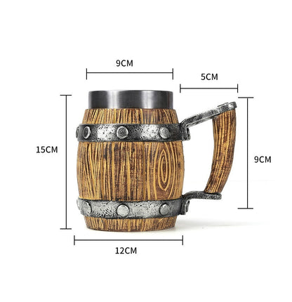 Large Capacity Beer Beer Steins Mark Cup - HYPERMALL