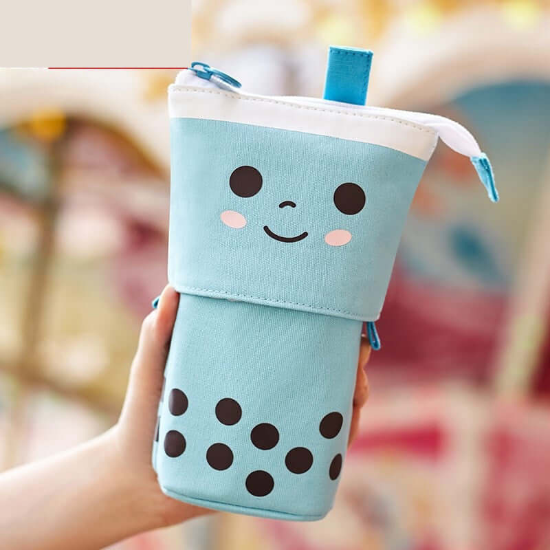 Milk Tea Pencil Girl Primary School Student Pencil Case - HYPERMALL