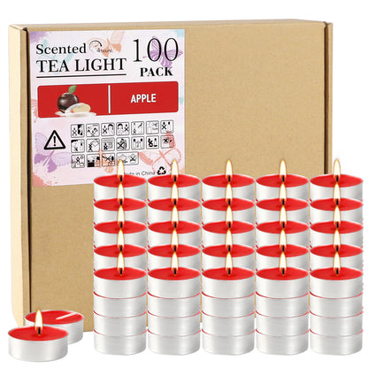 100 Hot Tea And Wine Scented Candles - HYPERMALL